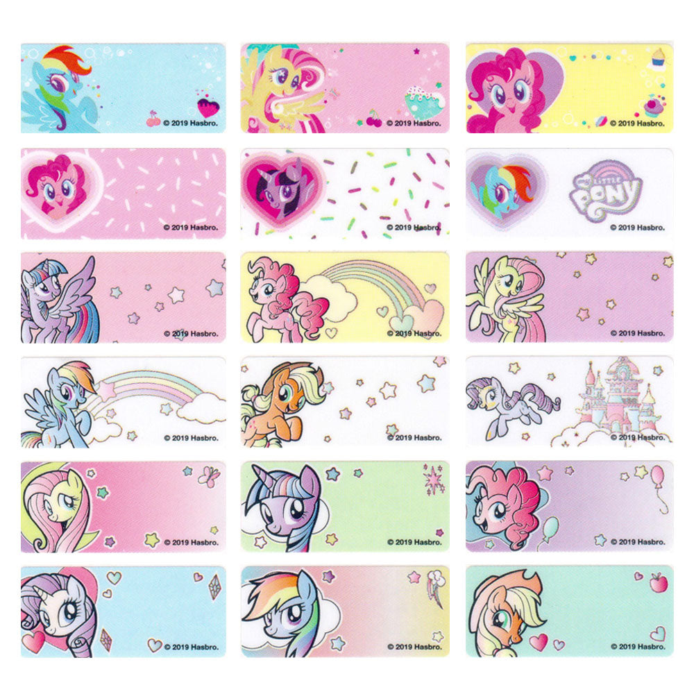 My Little Pony Name Label Stickers 33 designs Your name Petit Chou Gifts